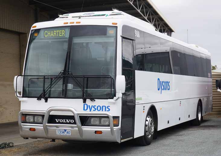 Dysons Volvo B7R P&D 988